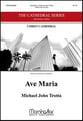 Ave Maria SATB choral sheet music cover